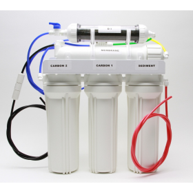 100GPD 5 STAGE RO-DI SYSTEM WITH WHITE HOUSING