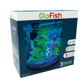 GloFish Half Moon 3g w/Blue LED Bubbler