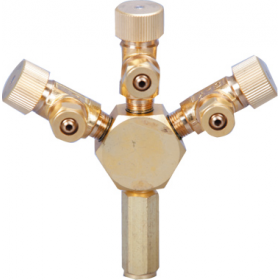 ISTA Metal CO2/Air Flow Regulator - 3 Ways