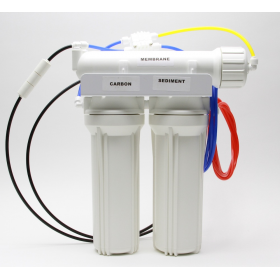 75GPD 3 STAGE RO SYSTEM WITH WHITE HOUSING