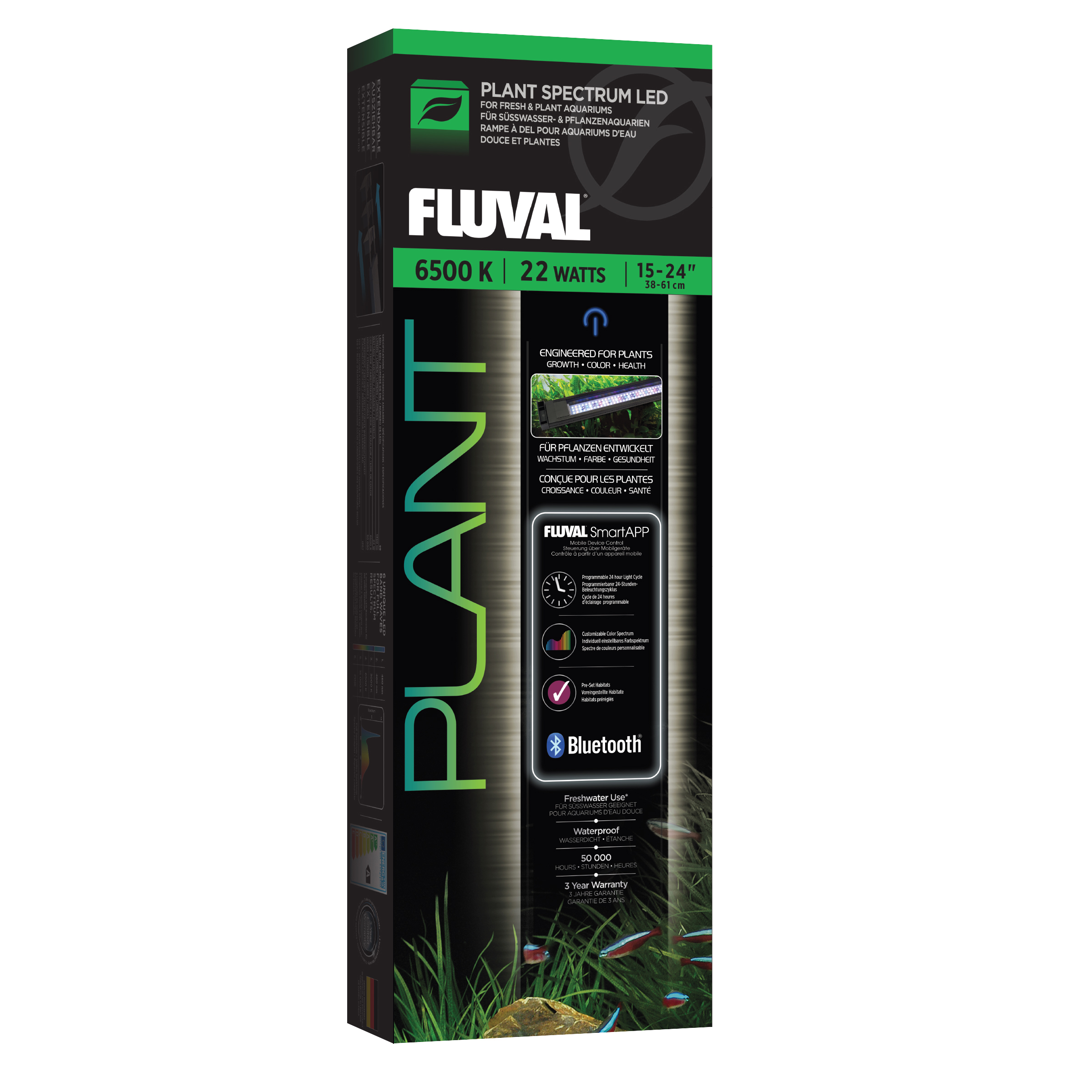LED Fluval Plant 22W 15-24 BT