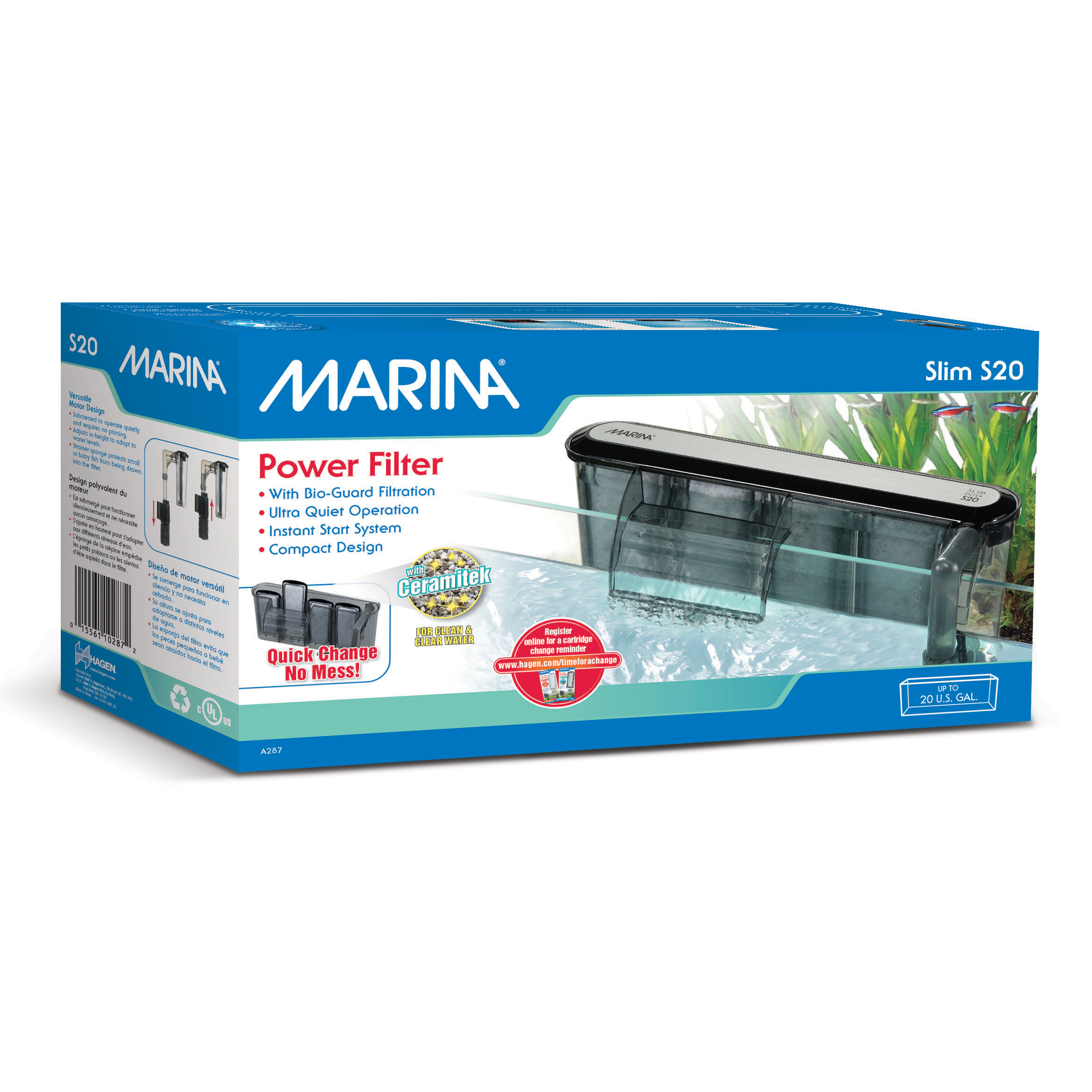 Filtre Marina Slim S20 - 20G