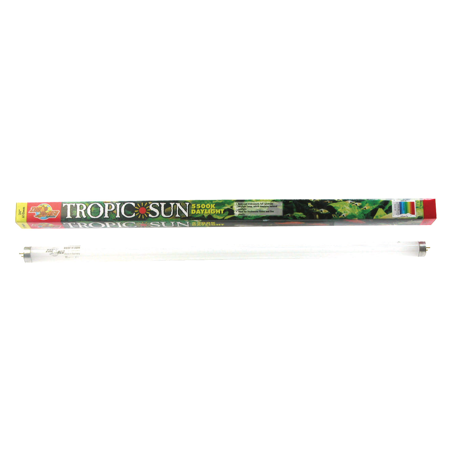 Zoo Med 5,500K Tropic Sun T8 Fluorescent Lamp