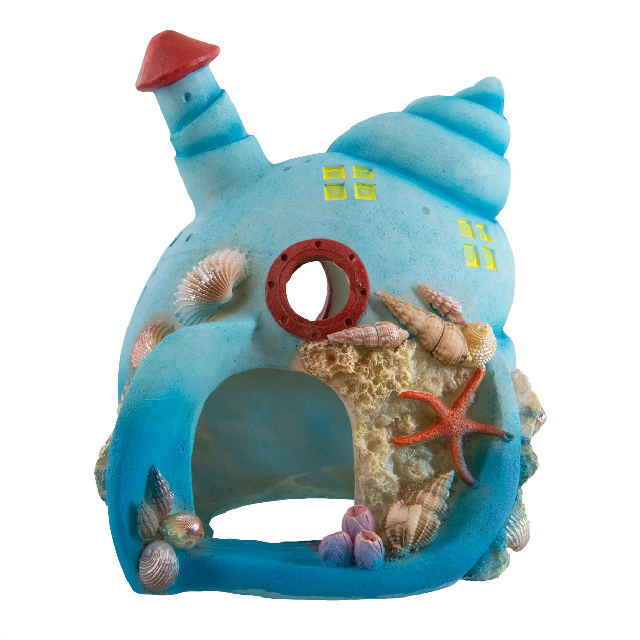 Underwater Treasures Blue Snail Castle